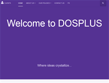 Tablet Screenshot of dosplus.com